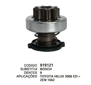 919121 BENDIX TOYOTA HILUX ZEN 1562
