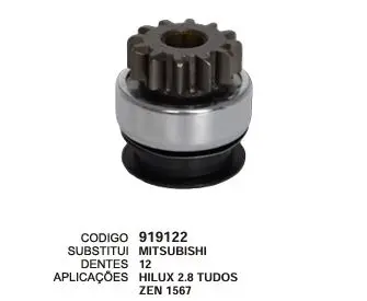 [919122] 919122 BENDIX MITSUBISHI L200 ZEN 1567