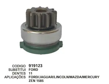 919123 BENDIX FORD, JAGUAR ZEN 1585