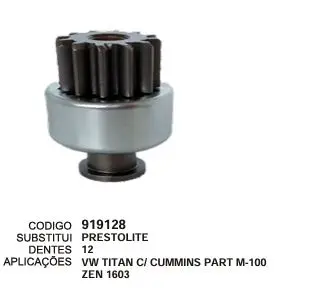 919128 BENDIX VW TITAN M100 ZEN 1603