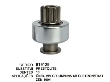 [919129] 919129 BENDIX CUMMINS ZEN 1604