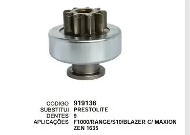 [919136] 919136 BENDIX F1000, RANGER ZEN 1635