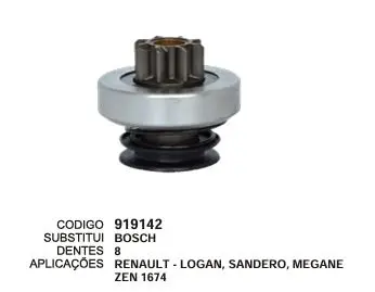 [919142] 919142 BENDIX RENAULT ZEN 1674
