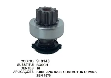 [919143] 919143 BENDIX F4000 ZEN 1675