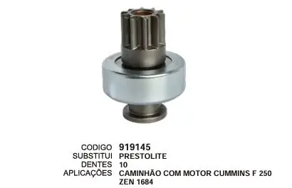 [919145] 919145 BENDIX CAMINHAO CUMMINS ZEN 1684
