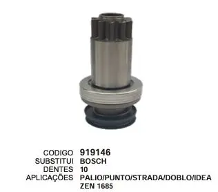 [919146] 919146 BENDIX PALIO, PUNTO,STRADA ZEN 1685