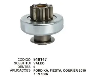 [919147] 919147 BENDIX FORD KA, FIESTA ZEN 1686