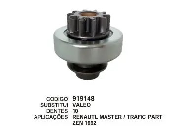 [919148] 919148 BENDIX RENAULT MASTER ZEN 1692