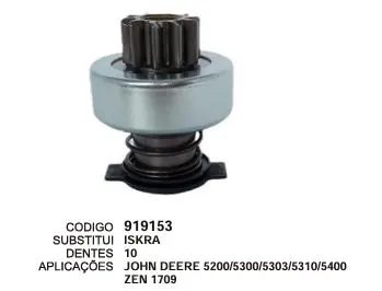 [919153] 919153 BENDIX JOHN DEERE ZEN 1709