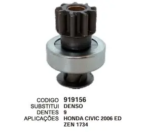 [919156] 919156 BENDIX HONDA CIVIC ZEN 1734