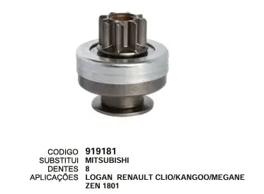[919181] 919181 BENDIX LOGAN,CLIO ZEN 1801