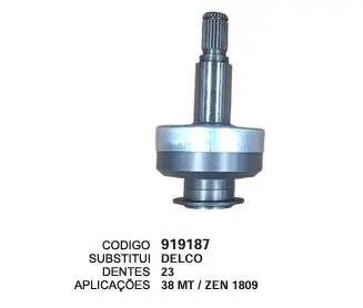 [919187] 919187 BENDIX 38MT ZEN 1809