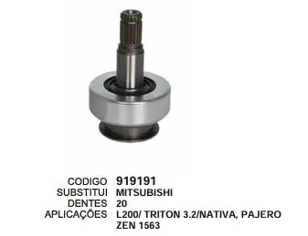 [919191] 919191 BENDIX MITSUBISHI L200 ZEN 1563