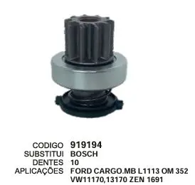 [919194] 919194 BENDIX FORD CARGO ZEN 1691
