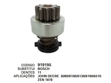 [919195] 919195 BENDIX JOHN DEERE ZEN 1878