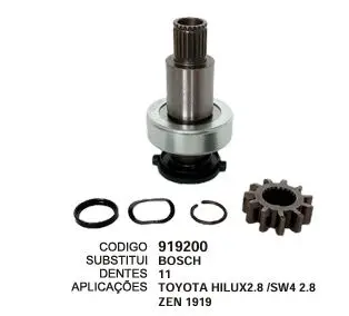 [919200] 919200 BENDIX TOYOTA HILLUX 2.8 SW4 2.8 ZEN 1919
