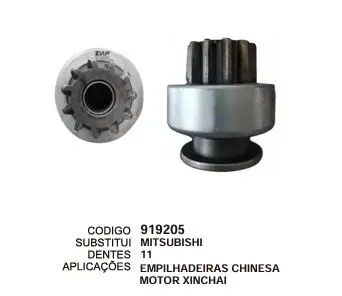 [919205] 919205 IMPULSOR EMP. CHINESA MOTOR XINCHAI 11D QDJ1308L