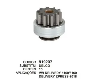 [919207] 919207 BENDIX VW DELIVERY 4160 EXPRESS 10D ZEN 2103