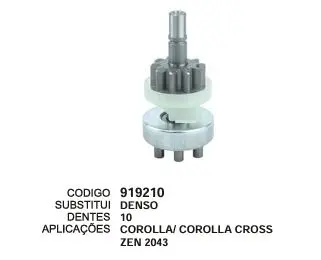 [919210] 919210 BENDIX COROLLA CROSS ZEN 2043