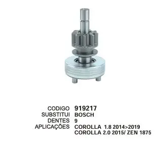 [919217] 919217 BENDIX COROLLA 1.8 2.0 ZEN 1875