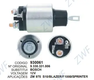 [930061] 930061 AUT S10,BLAZER,F1000 DIESEL 12V  ZM 975