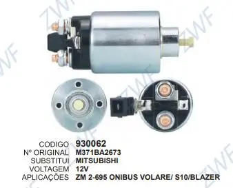 [930062] 930062 AUT.ONIBUS,VOLARE,S10,BLAZER 12V  ZM 2-695