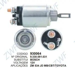 930064 AUT. JD MB/CBT/TOYOTA 12V  ZM 534