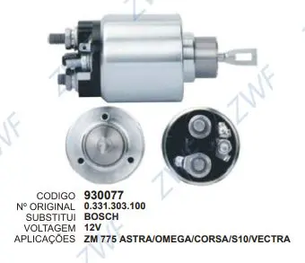 [930077] 930077 AUT. ASTRA,BLAZER,CORSA,S10 12V  ZM 775