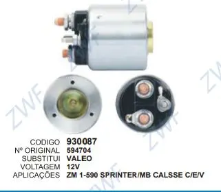 930087 AUT.SPRINTER,MB CLASSE 12V  ZM 1-590 RENAULT MASTER