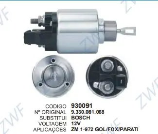 930091 AUT.GOL,GOLF,PARATI 12V ZM 1-972