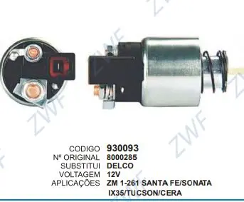 [930093] 930093 AUT. SANTA FE,CERATO 12V  ZM 1-261