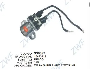 [930097] 930097 RELE .37MT,41MT 24V  ZM  7-408