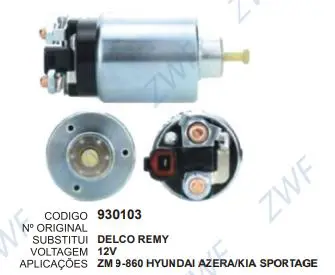 930103 AUT HYUNDAI AZERA/KIA SPORTAGE 12V ZM 9-860