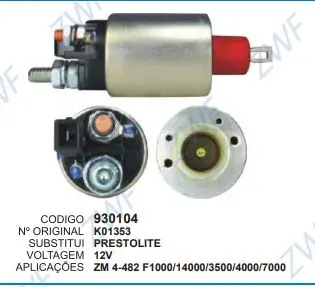 [930104] 930104 AUT. PRESTOLITE AGRALE ZM 4-482