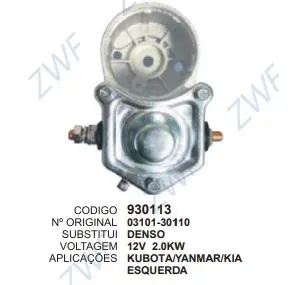 [930113] 930113 RELE DE PART.KUBOTA C/ MANC