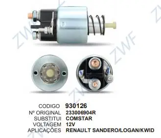 [930126] 930126 AUT.RENAULT SANDERO,LOGAN, KWID ZM 341