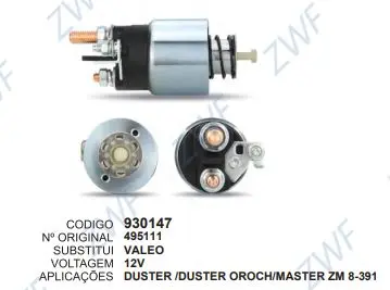 930147 AUT. DUSTER,OROCH,MASTER ZM 8-391