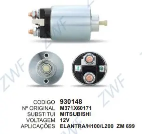 930148 AUT. ELANTRA,H100,L200 MITSUBISHI ZM 699