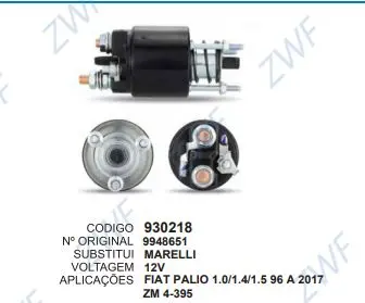 930218 AUT. FIAT PALIO 1.0, 1.4, 1.5 ZM 4-395