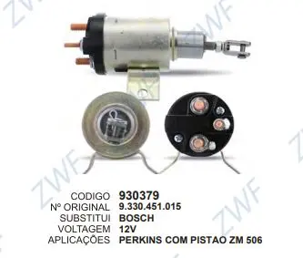 930379 AUT. PERKINS C/ PISTAO ZM 506