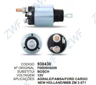 930430 AUT.JF PEQUENO AGRALE,FORD CARGO, HOLLAND ZM 3-571