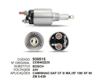 930515 AUT. CAMINHAO CF 24V ZM 5-639