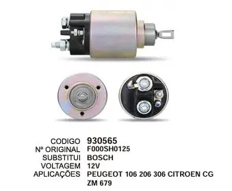 930565 AUT. PEUGEOT 106 206 306 CITROEN ZM 679