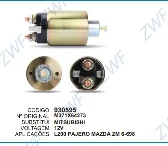 [930595] 930595 AUT. L200, PAJERO, MAZDA ZM 6-698