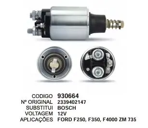 930664 AUT. FORD F250, F350, F4000 ZM 735
