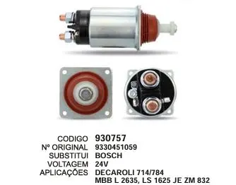 [930757] 930757 AUT. MBB L2635 JE 24V ZM 832