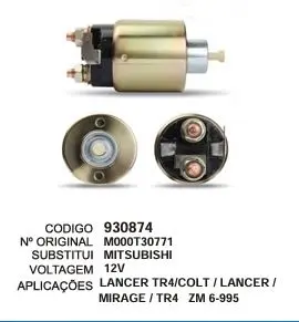 [930874] 930874 AUT.PAJERO, LANCER TR4, MIRAGE  ZM 6-995