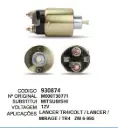 930874 AUT.PAJERO, LANCER TR4, MIRAGE  ZM 6-995