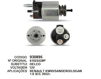 [930895] 930895 AUT.RENAULT KWID,SANDERO,LOGAN DELCO ZM 4-261