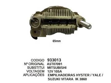 933013 / IK 3860 PLACA EMPIHADEIRA HYSTER